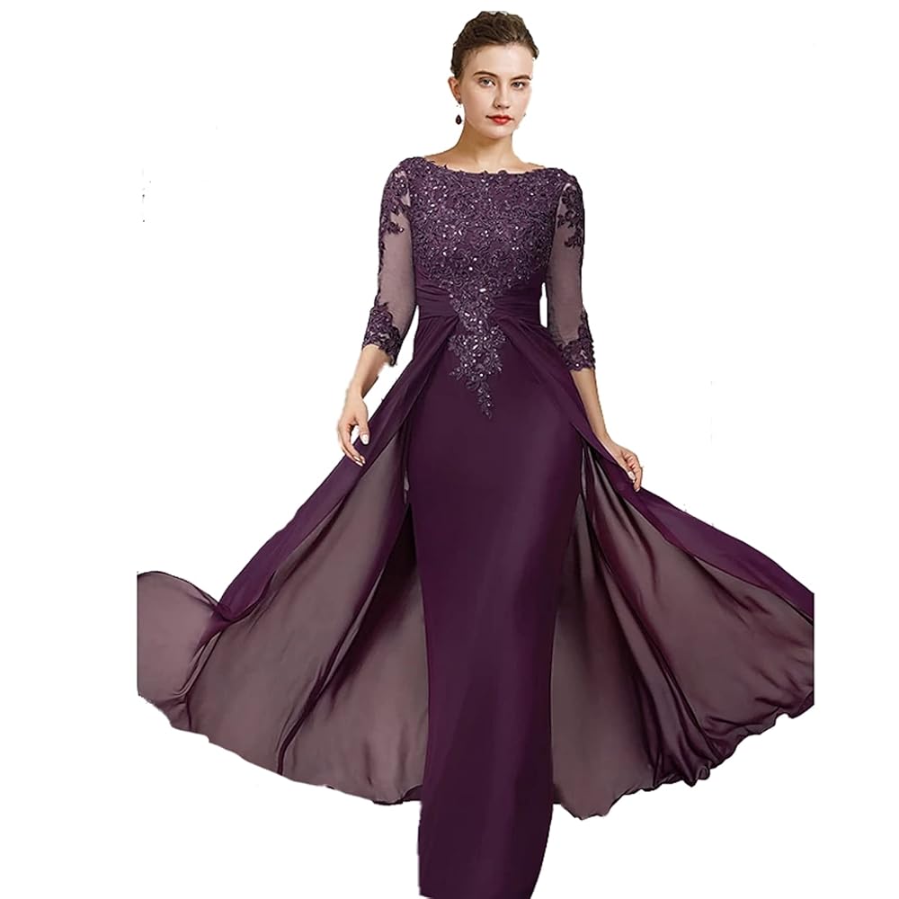ワンピース vintage Asymmetry chiffon dress black Amazon.com: MKIRQA Mother of The Bride Dresses for Wedding